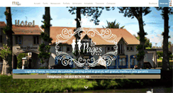 Desktop Screenshot of hotel-les-pages.com